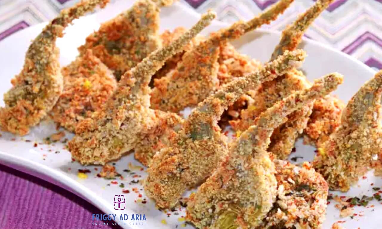 carciofi in friggitrice ad aria