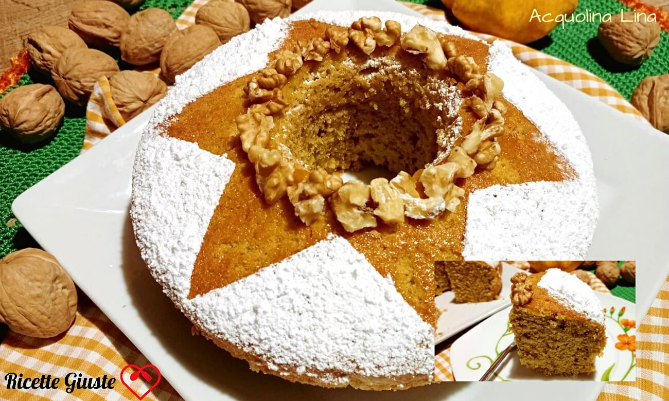 torta di zucca e noci
