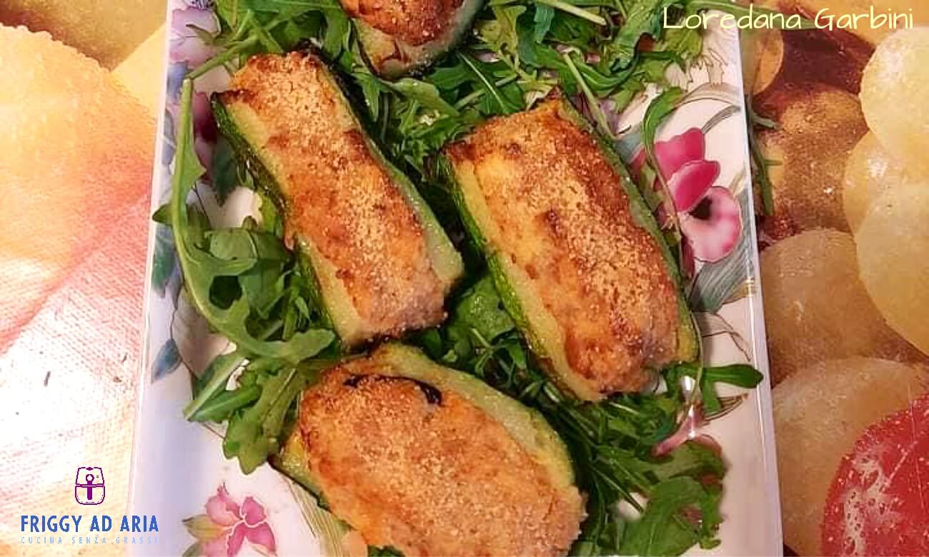 zucchine al tonno in friggitrice ad aria