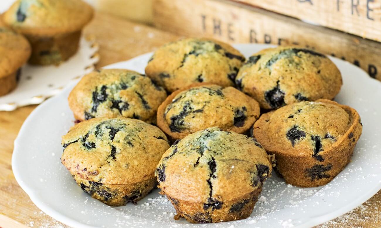 muffin vegani ai mirtilli