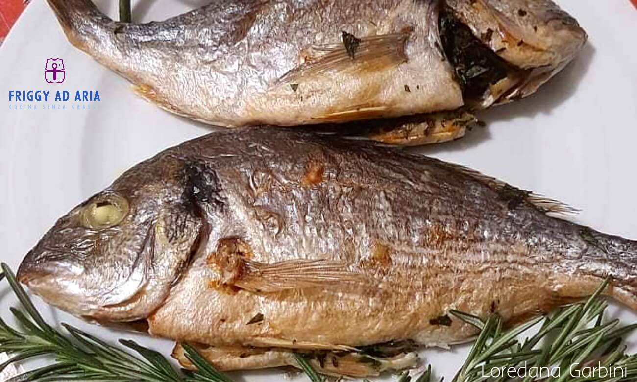 orata in friggitrice ad aria