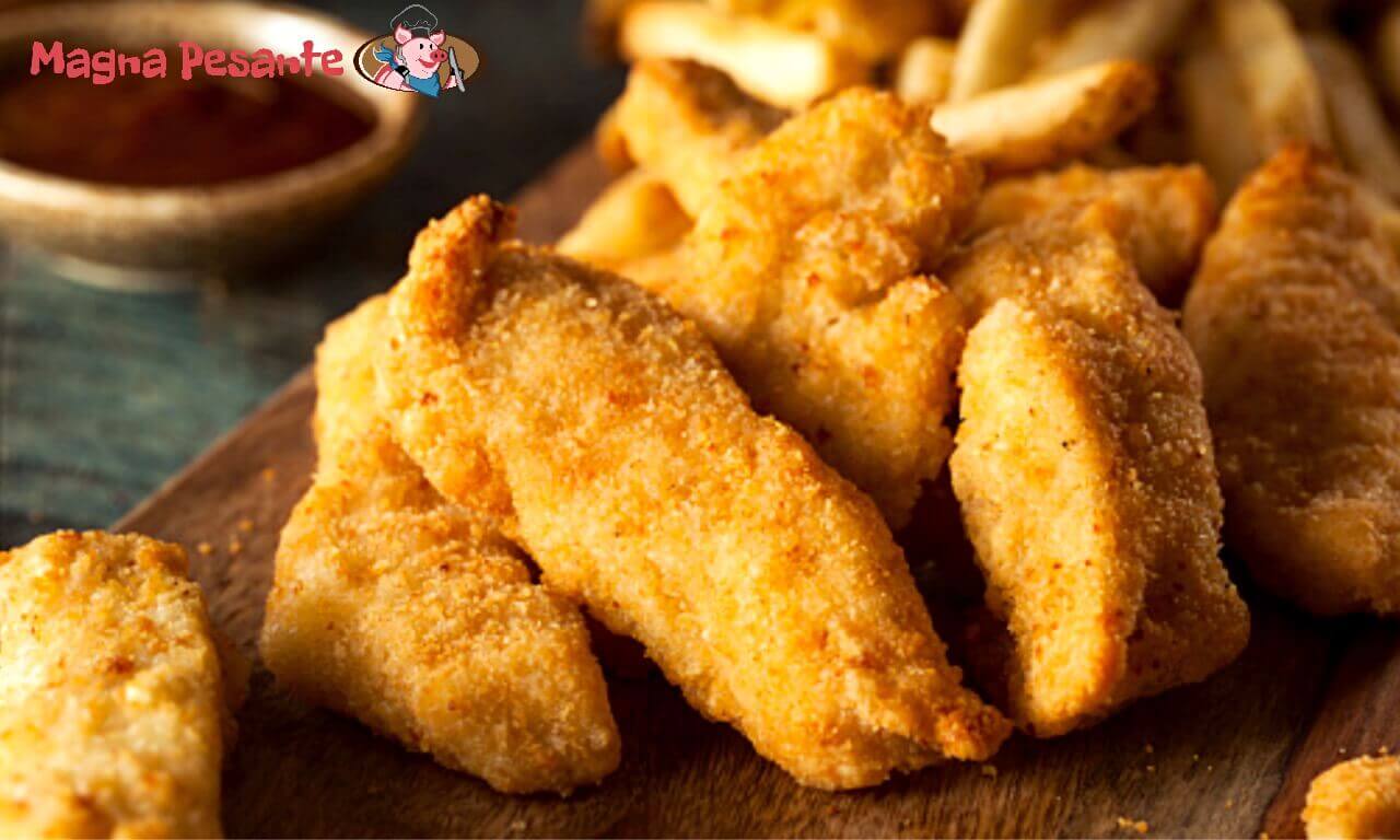 Petto di pollo panato