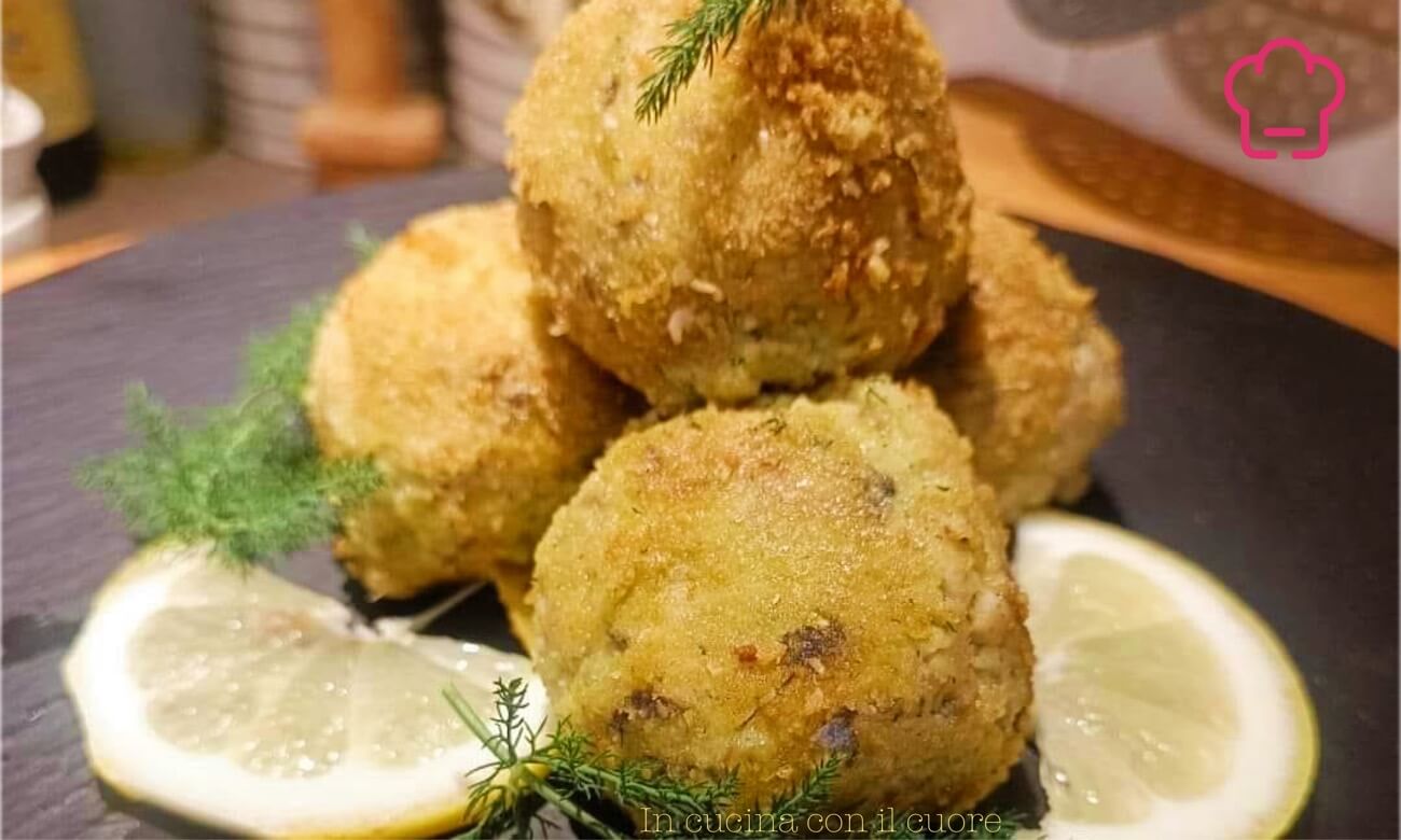 Polpette di ceci e alici