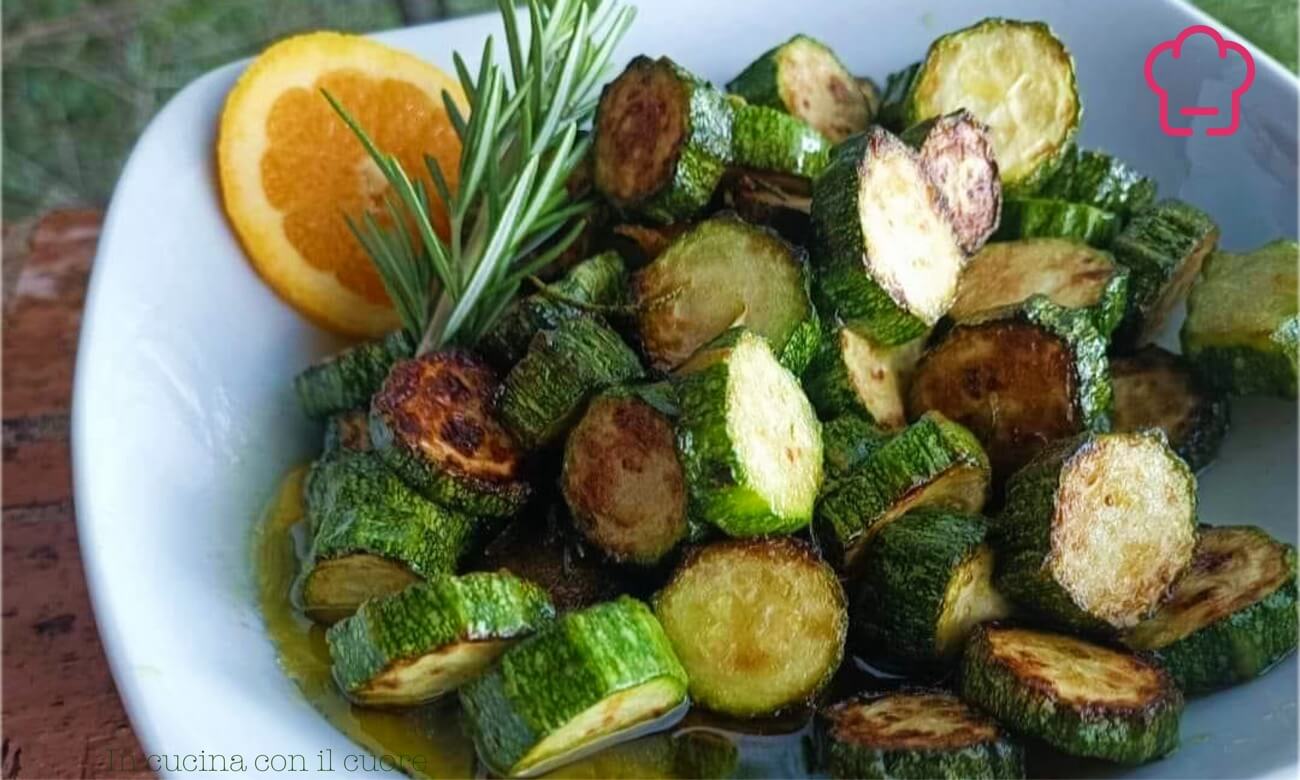 Zucchine arance e rosmarino