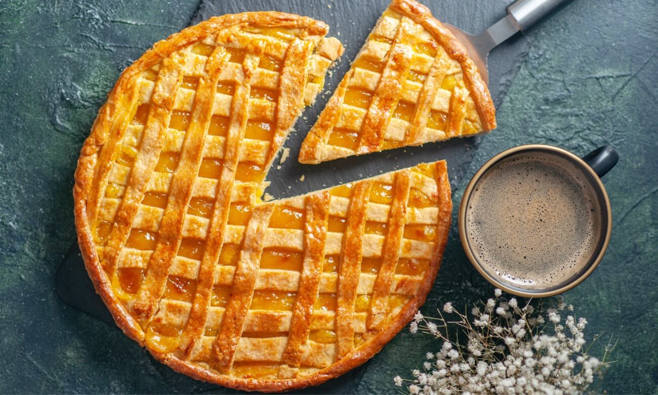 Crostata alla confettura di albicocche