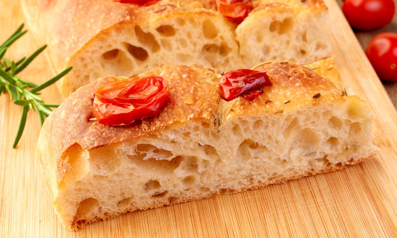 Focaccia barese in friggitrice ad aria