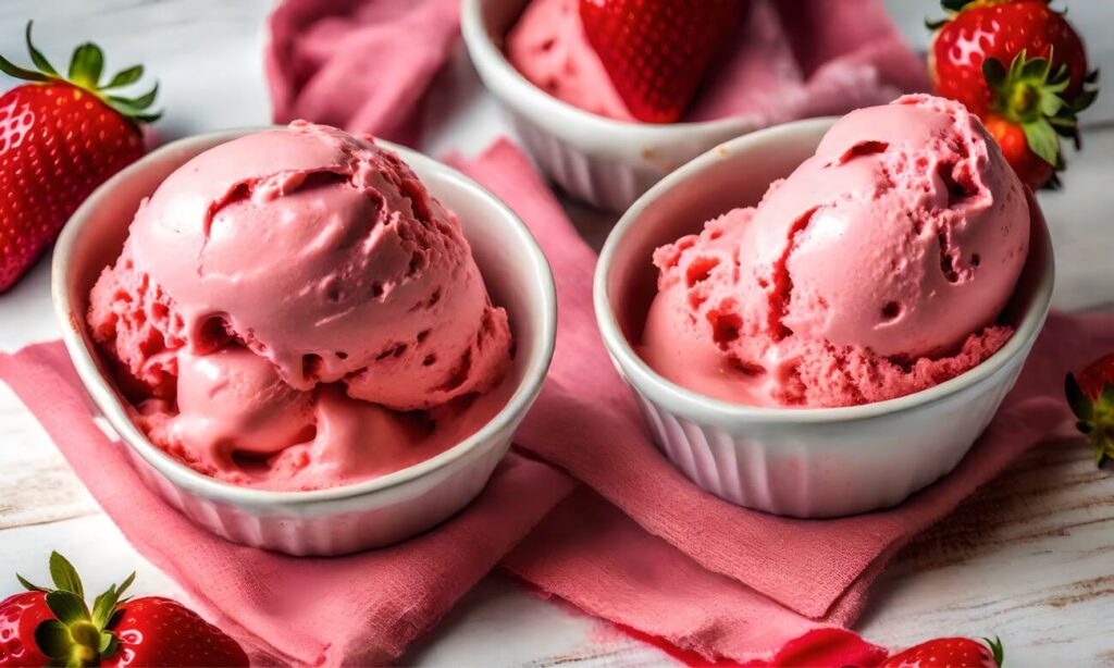 Gelato alle fragole Bimby