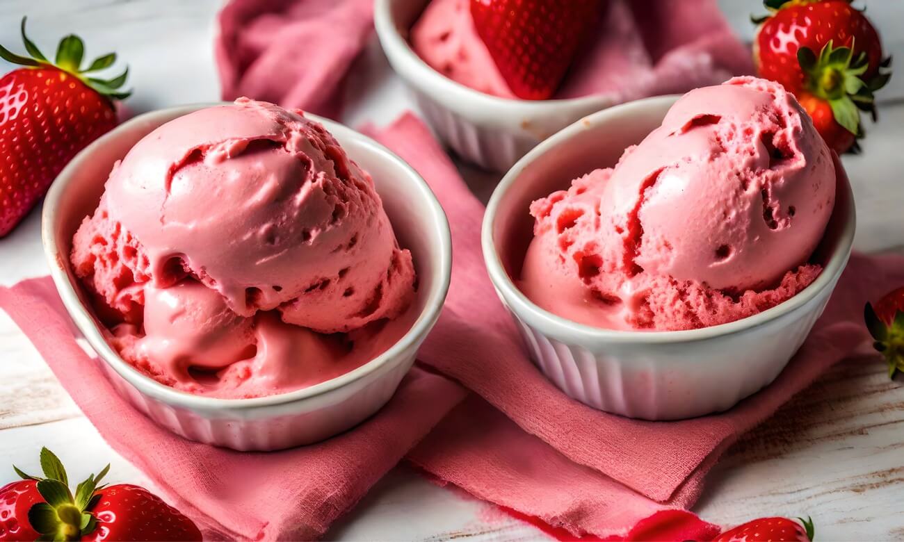 Gelato alle fragole Bimby