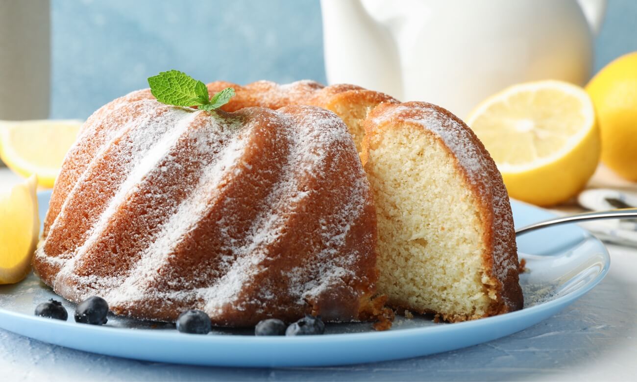 Torta al limone friggitrice ad aria