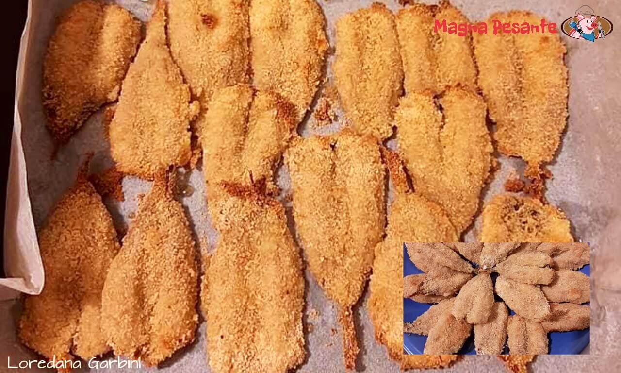 Acciughe panate al forno