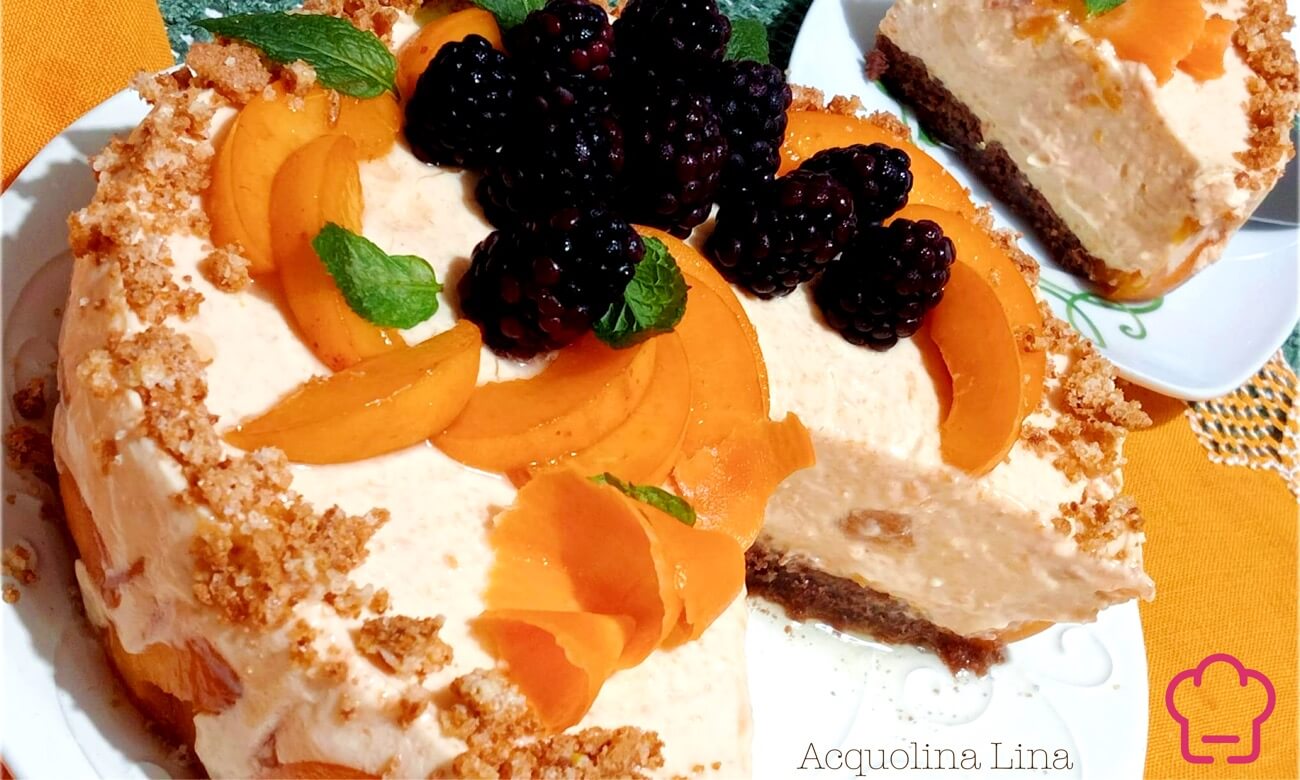 Cheesecake carote e albicocche