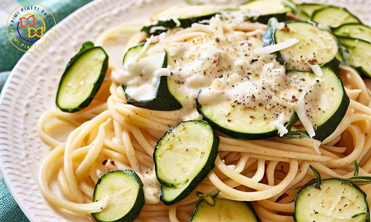 Pasta zucchine e gorgonzola