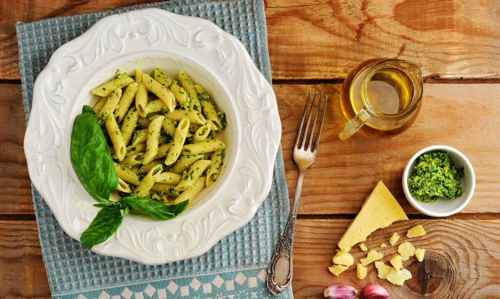 Pasta zucchine e pancetta Bimby