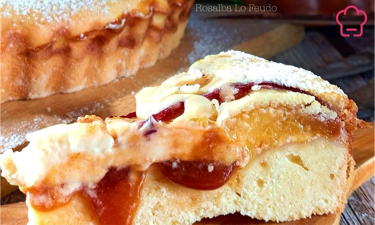 Crostata rustica di frolla morbida al cucchiaio