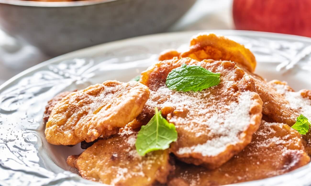 Frittelle di pane e mele bimby