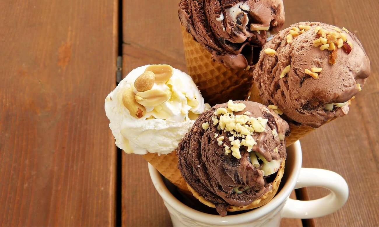 Gelato senza lattosio senza uova