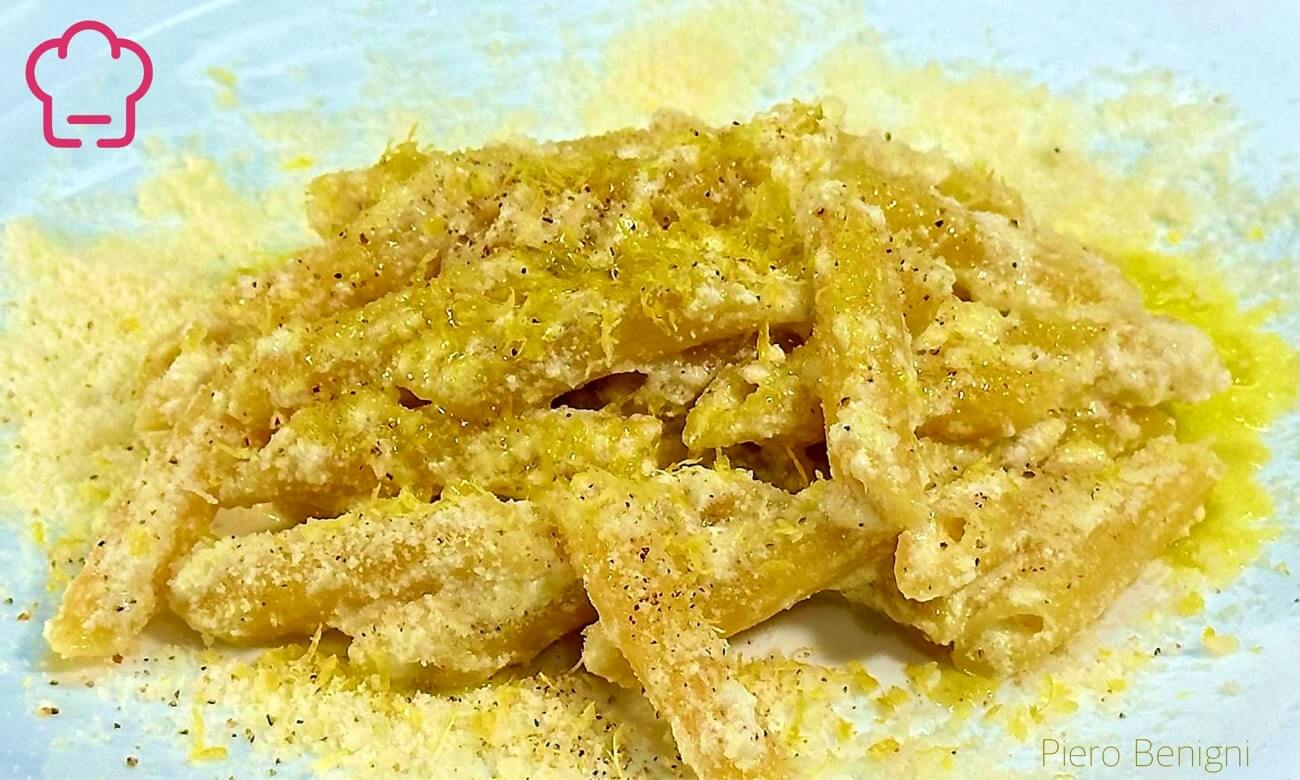 Penne ricotta e limone
