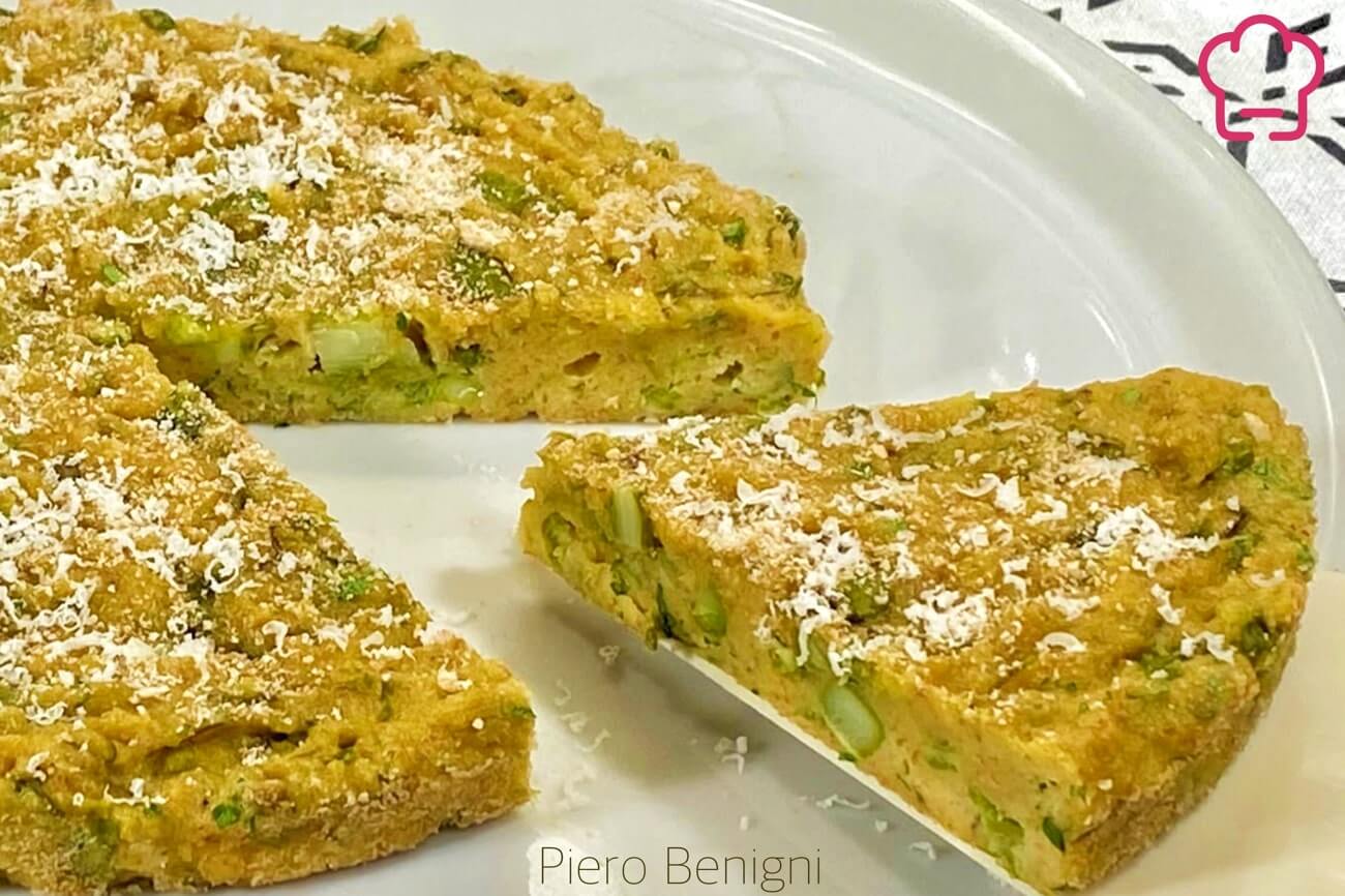 Torta salata agli asparagi
