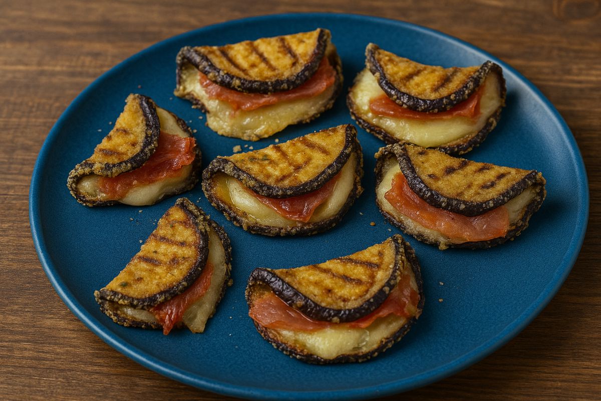 Melanzane a portafoglio senza frittura in friggitrice ad aria per un pieno di gusto melanzane-a-portafoglio