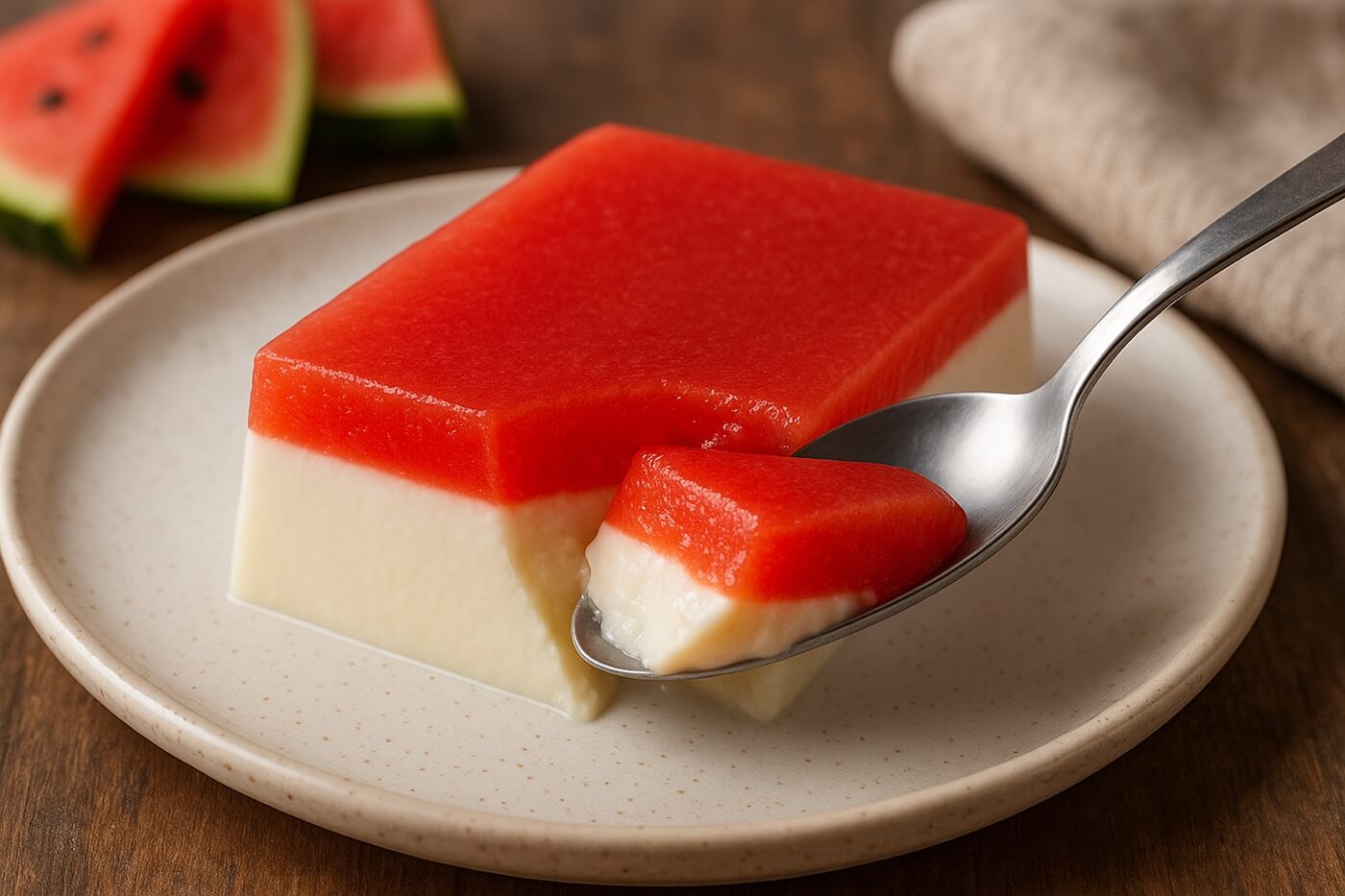 Panna cotta all’anguria Bimby