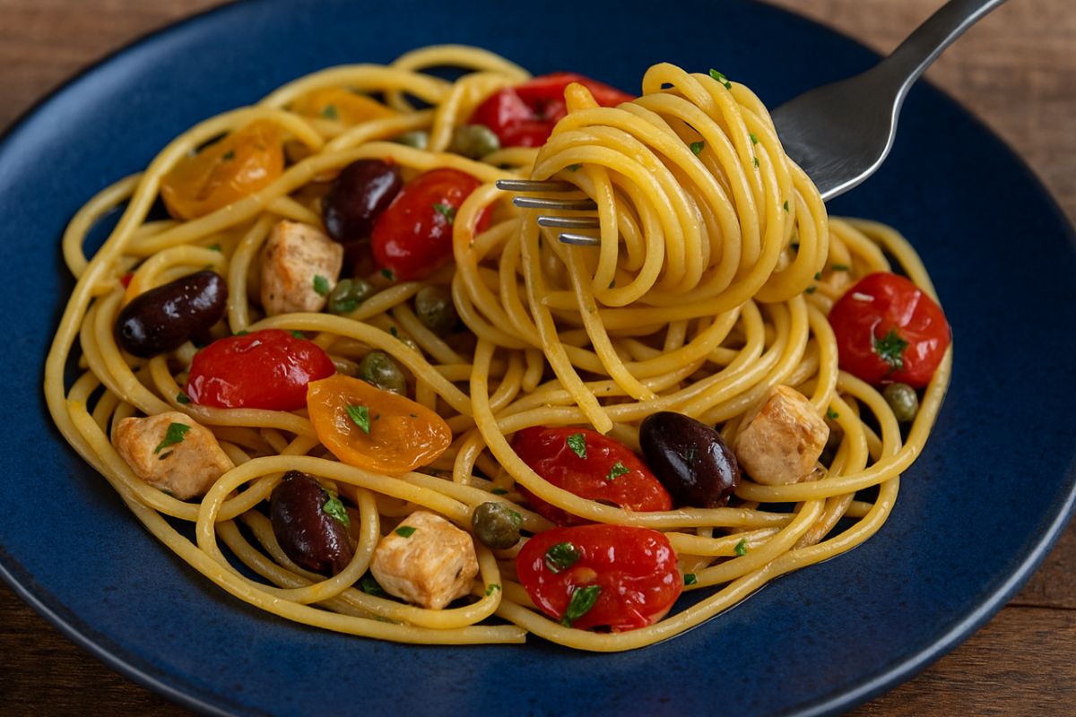 pasta con il pesce spada