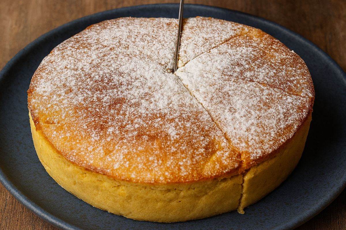 torta di pesche