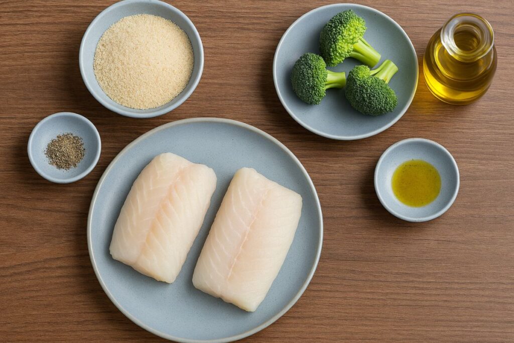 filetti di merluzzo in crosta con crema di broccoli ingredienti
