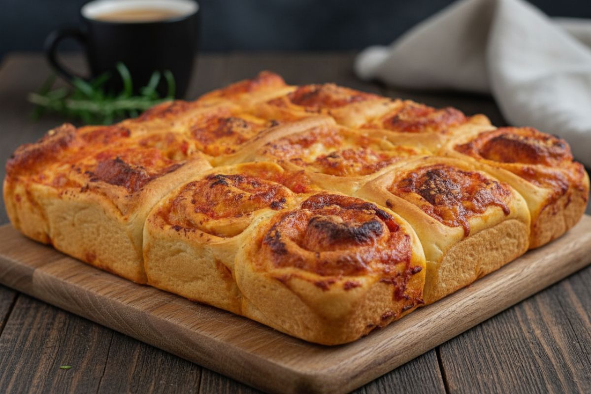 cinnamon roll salato con il Bimby