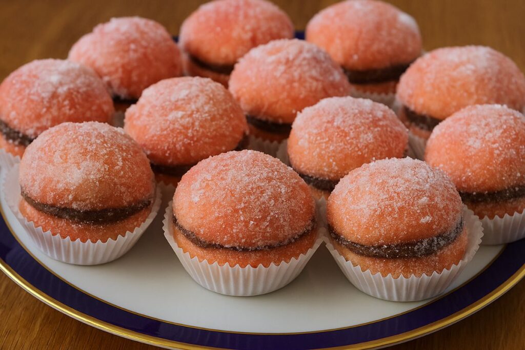 peschine ripiene di Nutella