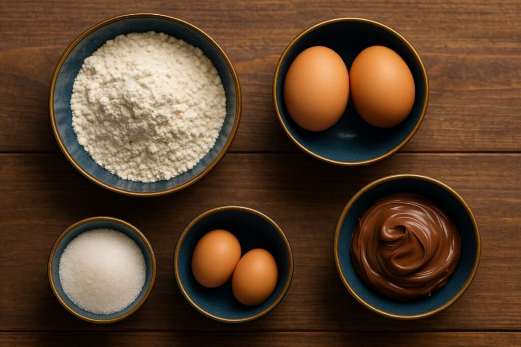 peschine ripiene di Nutella ingredienti