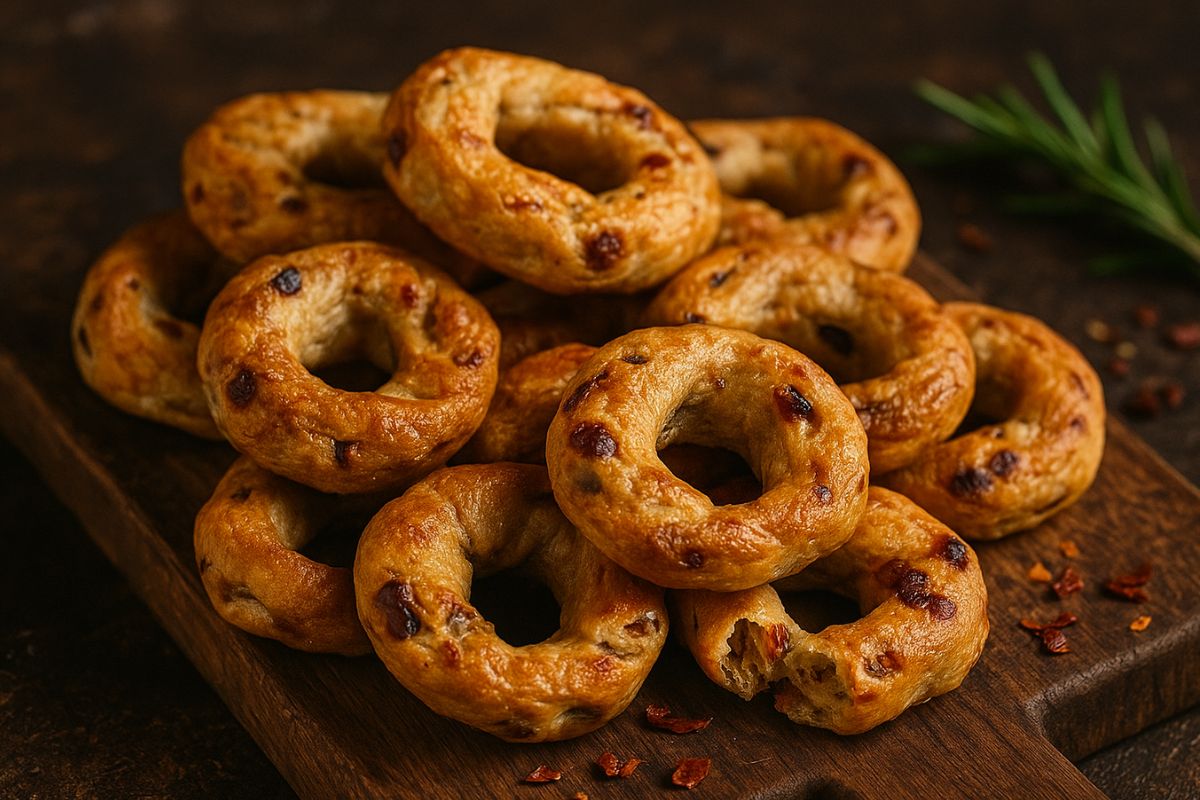taralli alla cipolla rossa