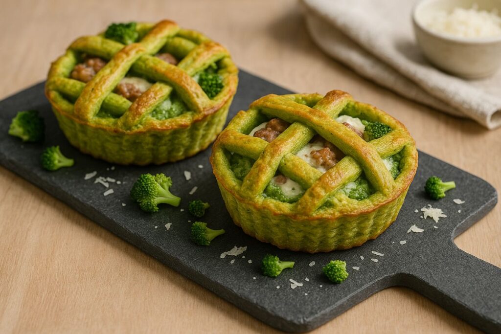tartellette golose ai broccoli