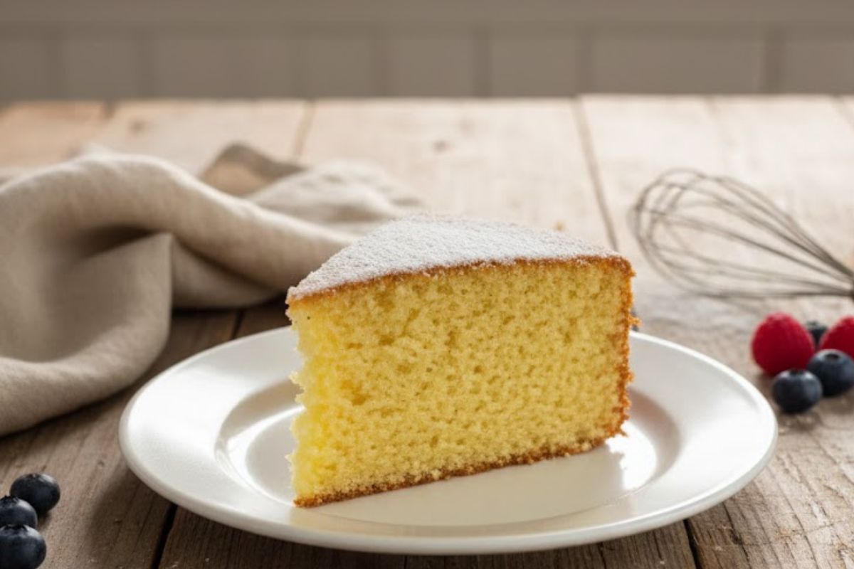 torta al latte caldo con il Bimby