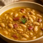 La zuppa da comfort food della domenica sera, ma con il Bimby zuppa-fagioli-farro-bimby