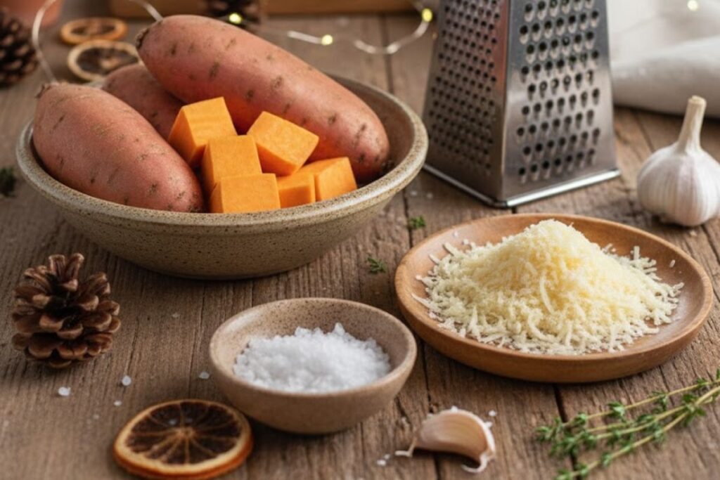 chicchette di patate dolci ingredienti