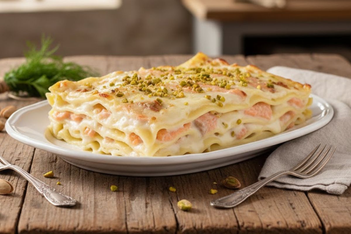 lasagne al salmone