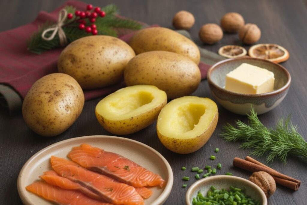 patate ripiene con salmone in friggitrice ingredienti