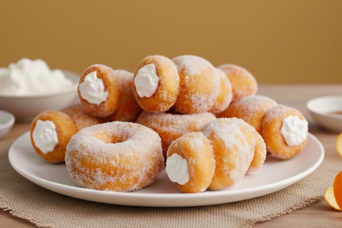 Ciambelle di Carnevale e cartocci farciti