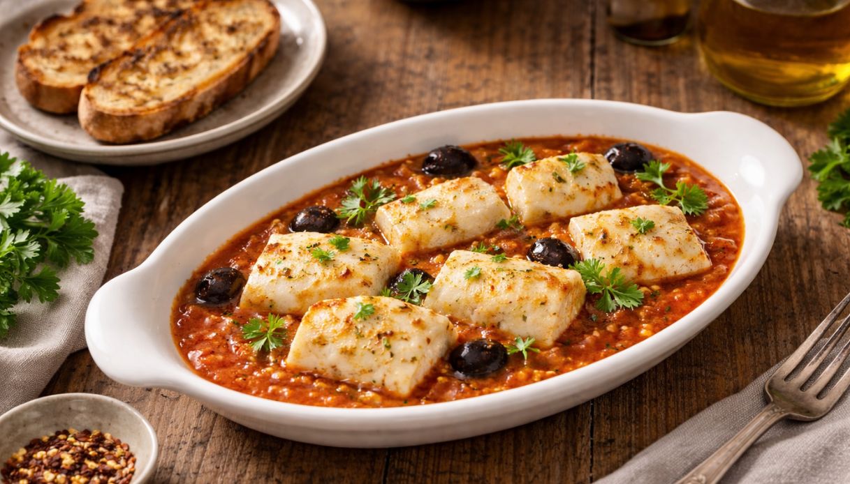 baccalà alla livornese con il Bimby