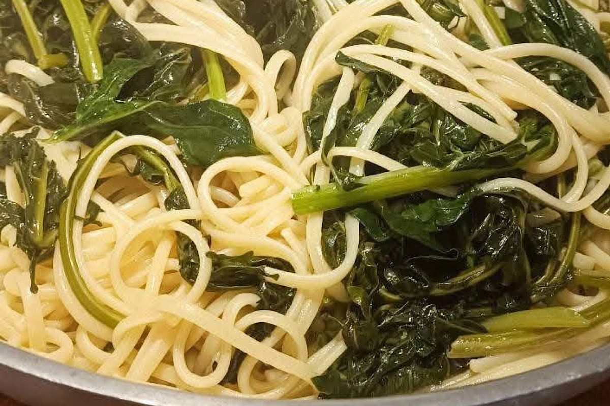 linguine con spigarello