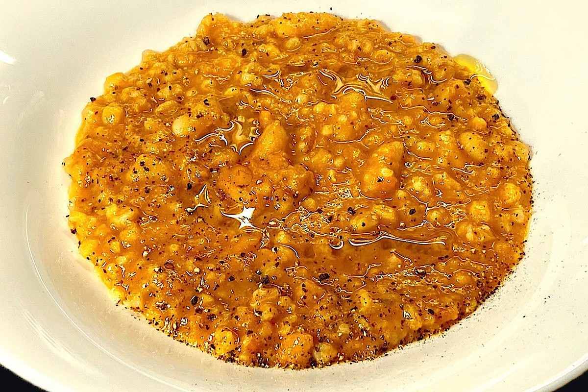 zuppa di farro e fagioli