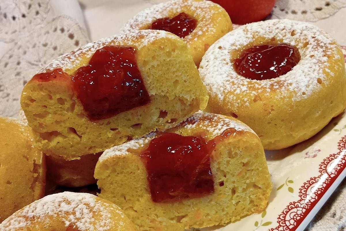 ciambelle con confettura