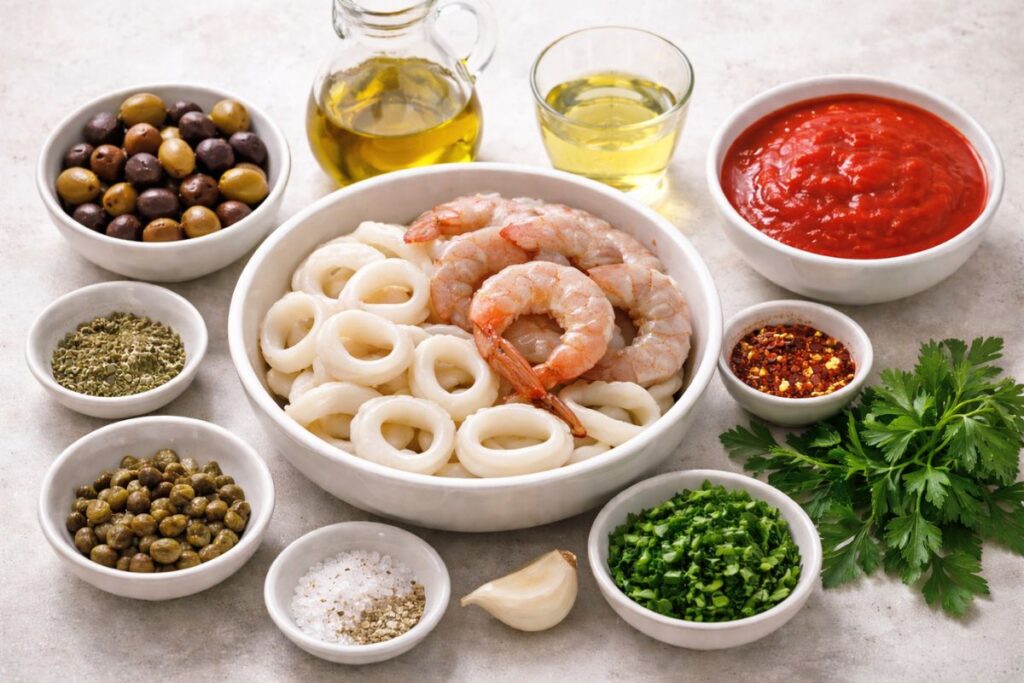 calamari in umido con il Bimby ingredienti