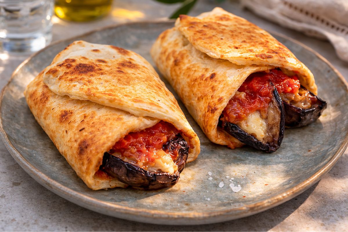 cartocciate con le melanzane con il Bimby