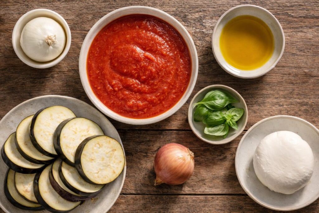parmigiana alternativa al Varoma con il Bimby, ingredienti