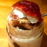 Cheesecake giapponese alla marmellata di ciliegie