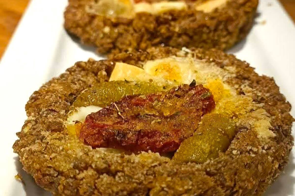 Crostatine di lenticchie