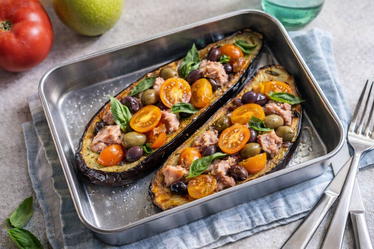 Fette di melanzana con il tonno, ingredienti