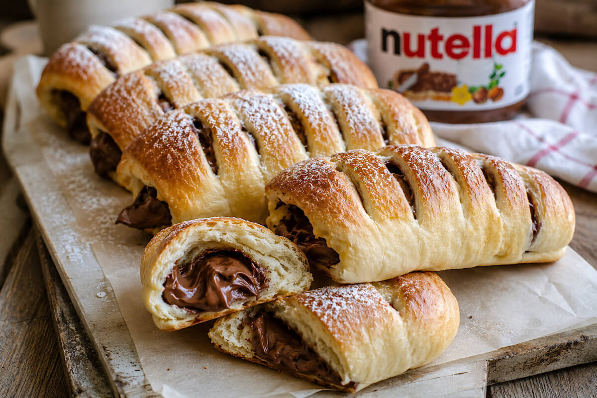 Flauti alla Nutella con il Bimby