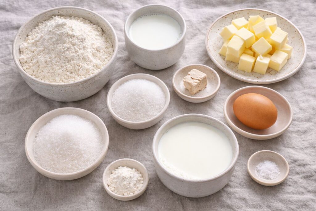 Girelle con crema pasticcera e cioccolato con il Bimby, ingredienti
